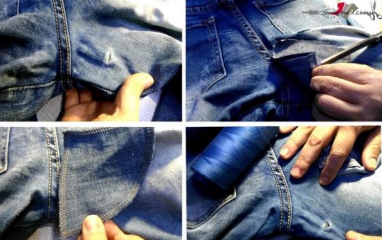 Как зашить джинсы, чтобы было незаметно: полезные советы